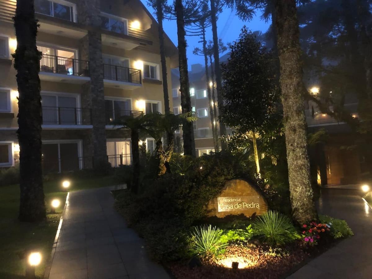 Excelente Apartamento Em Gramado/Rs No Condominio Casa De Pedra 외부 사진