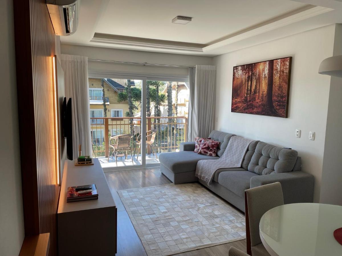 Excelente Apartamento Em Gramado/Rs No Condominio Casa De Pedra 외부 사진